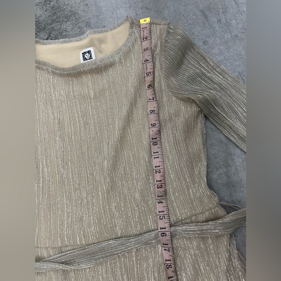 Anne Klein Silver and Gold Dress - Picture 6 of 10